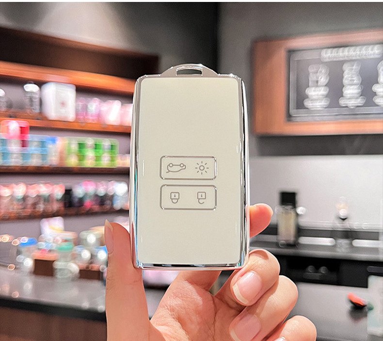 Suitable for Dongfeng Renault Koleo Key Case Female Kolega Car Shell Kolei Bean Full Bag Remote Control Protective Buckle