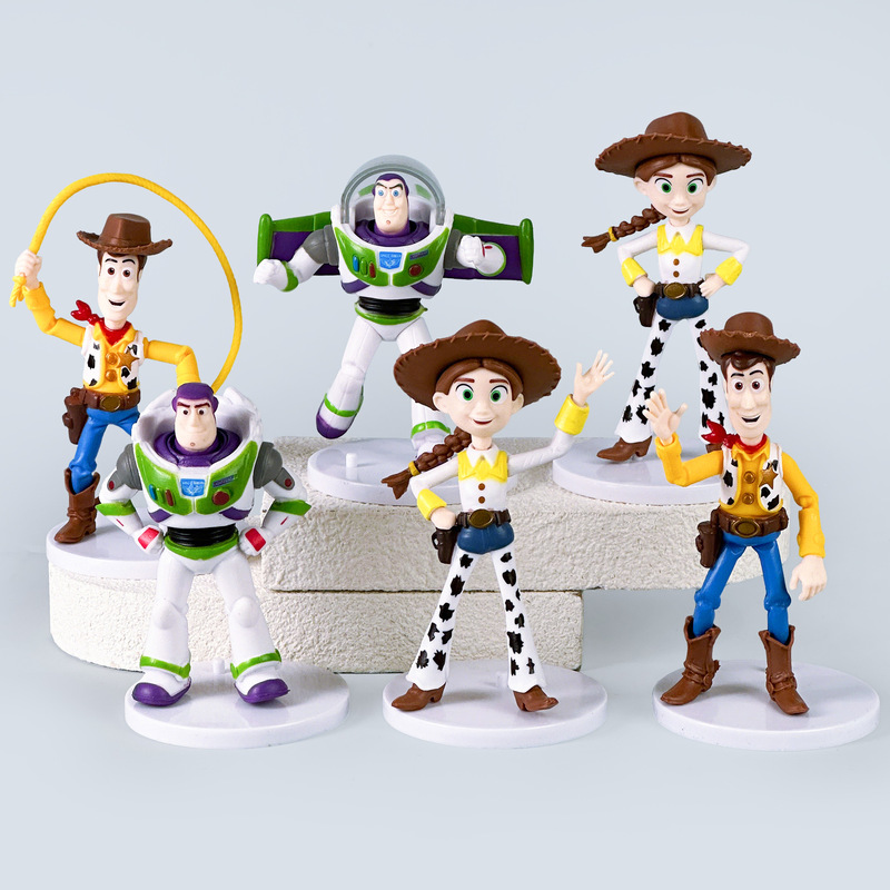 Toy Story Blind Box Figures Buzz Lightyear Astronaut Woody Jessie Anime Doll Model Cake Decoration Toy Story Blind Box Figures Buzz Lightyear Astronaut Woody Jessie Anime Doll Model Cake Decoration