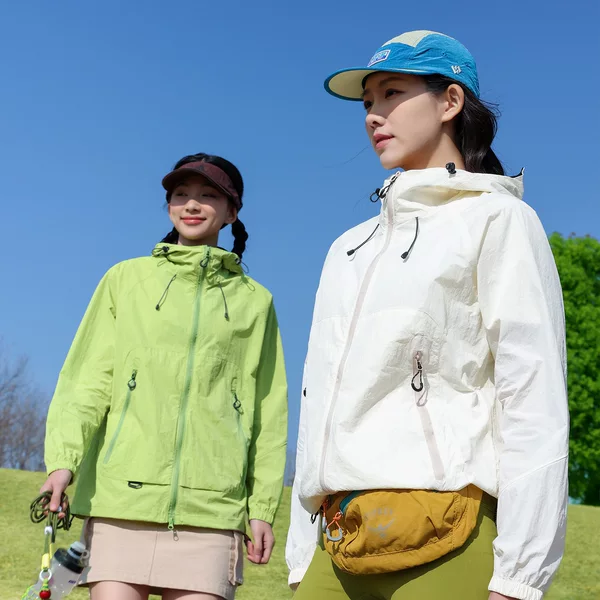 Runziqingshan Series Sun Protection Clothing Summer Anti-Uv Outdoor Ice Silk Light and Loose Breathable Sun Protection Clothing Jacket for Women