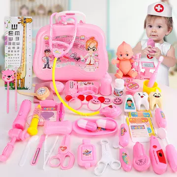 Children's doctor toy set Girl doll doll injection gift boy baby play nurse - ShopShipShake