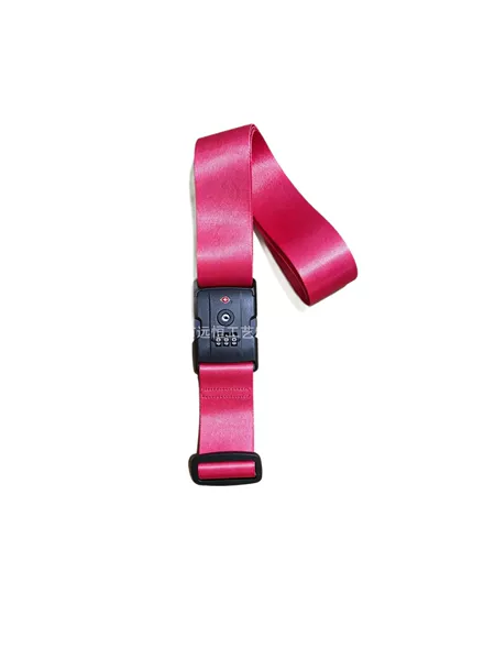 TSA password lock luggage strap, cartoon pattern thickened nylon suitcase strap, anti-theft fixed strap for checked luggage
