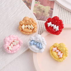 アニメdiy樹脂部品アクセサリーポップコーンソファクリームヘアクリップ携帯ケース靴ボタンキーホルダーペンダント