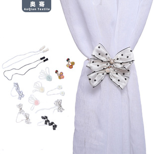 2025 New Curtain Straps, Gathering Straps, Fixed Buckles, Cute Style Manufacturers, Ready-Made Cross-Border Wholesale