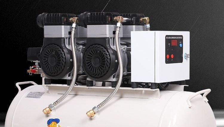 Small Oil-Free Silent Air Compressor High-Pressure 220V Household Decoration Spray Painting Woodworking Air Compressor Export