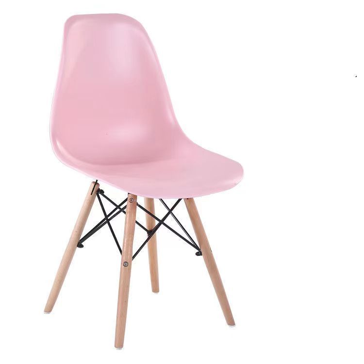 Silla escandinava moderna, creativa, informal, sencilla, popular, con respaldo, silla de comedor para el hogar, mesa de negociación y silla Eames