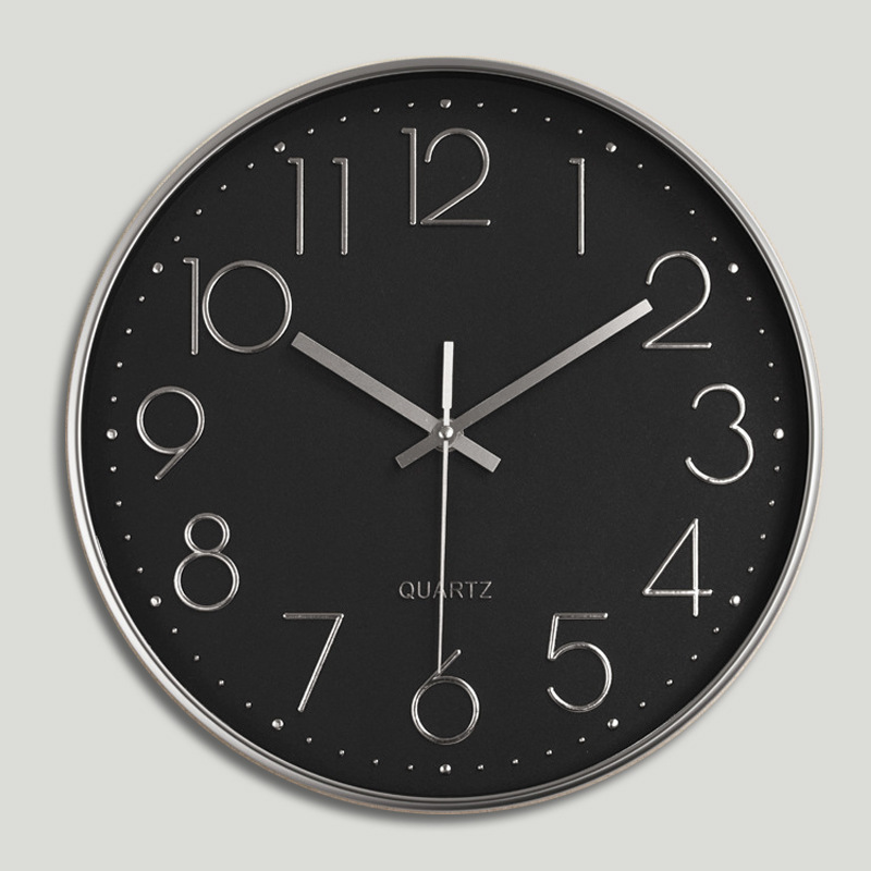 30cm時計掛け時計リビング時計掛け時計クォーツ時計壁掛け式クリエイティブ静音時計壁掛けウォールクロック