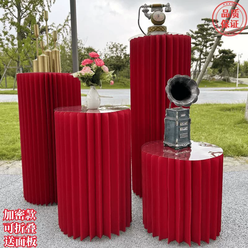 Свадебный складной десертный стол с римской колонной, портативная декоративная круглая колонна для украшения стола на день рождения.