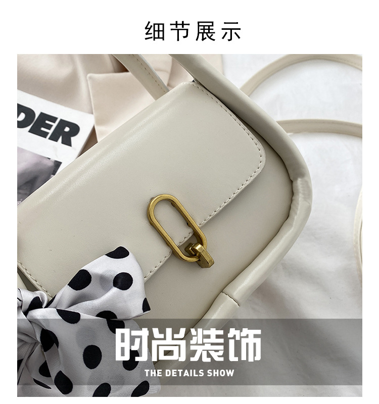 Simple Portable Pu Fashion Square Bag display picture 25