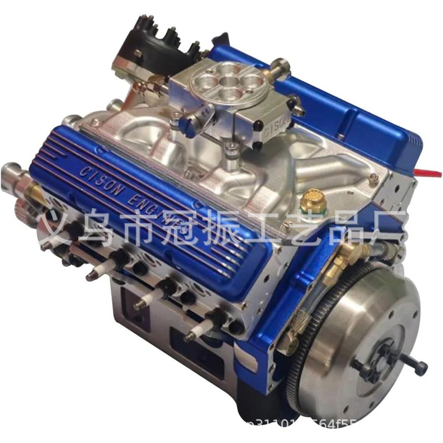 Adornos de resina con diseño de motor V8, decoraciones de modelos de motor, diseño y decoración de adornos para el hogar y el jardín