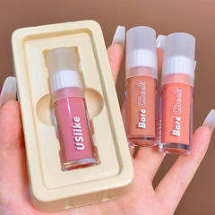 Uslike liquid blush single color natural rouge powder female student model affordable contouring and brightening natural water nude makeup
