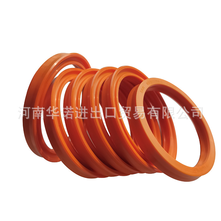 U型活塞密封件量大现货 聚氨酯材质橘色亮眼 质量好量大价格优惠