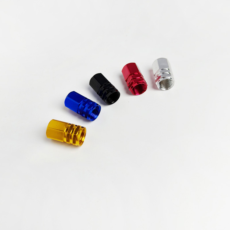 Car tire valve cap metal personalized valve cap bicycle aluminum alloy burst-resistant valve stem cap universal