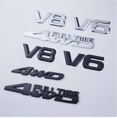 自動車改造4トラックシール全時間四駆大排気量AWDオフロードv 6サイドマークv 8 4*4金属車テールマーク