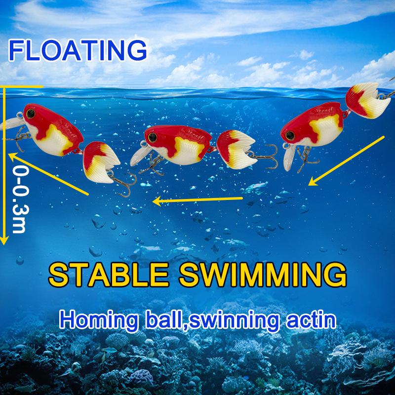 Suiquai の新しい水中金魚 Luya 偽餌釣り餌クロスボーダー爆発バイオニック餌オリジナル釣りアクセサリー