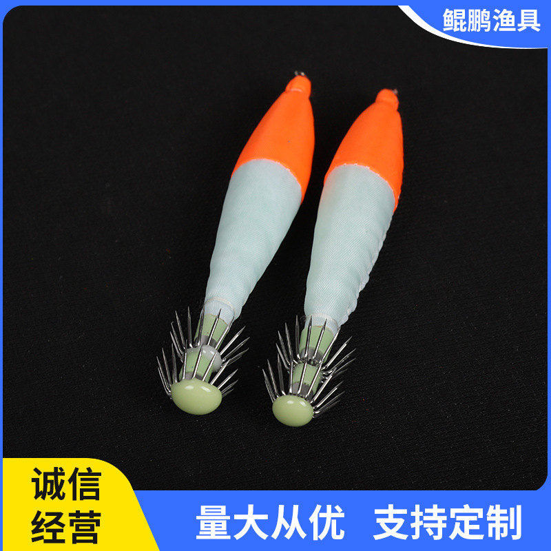 7 Pcs Squid Jig Fishing Lure Hard Baits Fresh Water Bass Swimbait Tackle Gear