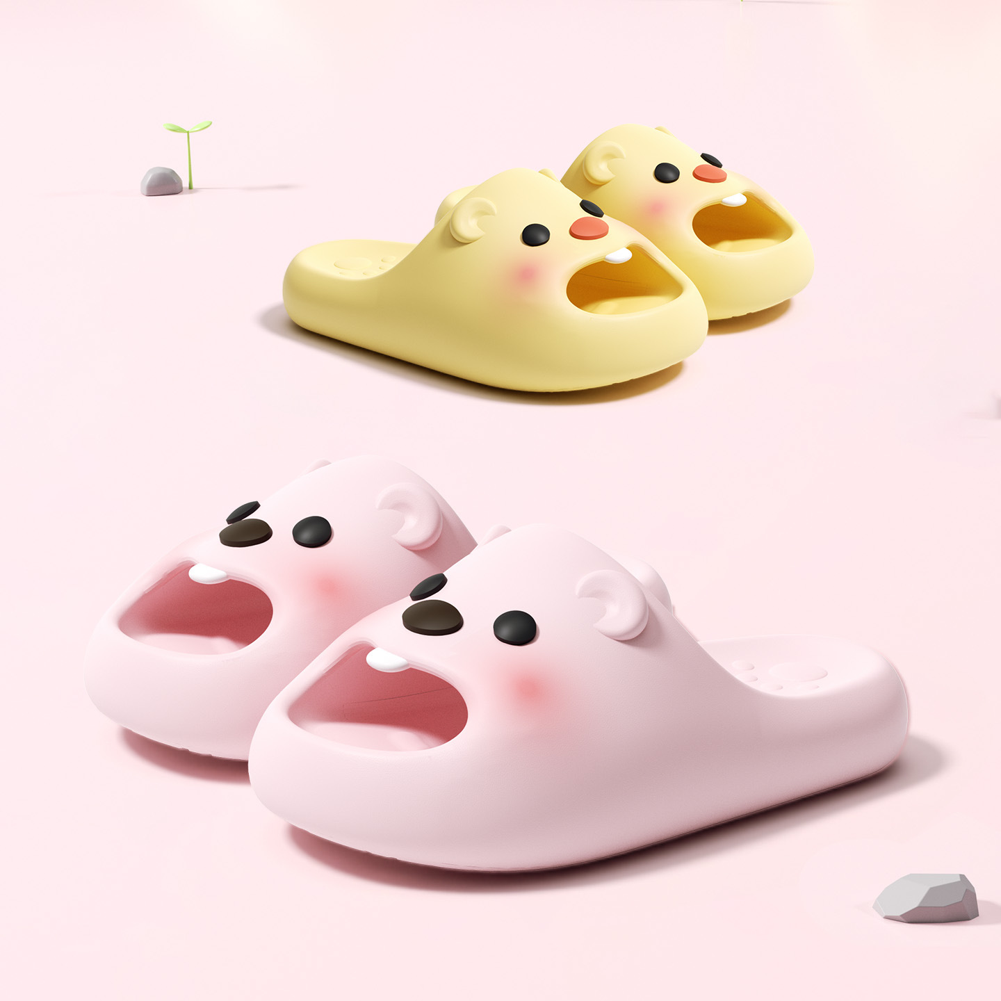 Children's Slippers for Girls, Summer Indoor Home Non-Slip Bathroom Bathing Slippers, 2026 New Model Parent-Child Sandals for Boys