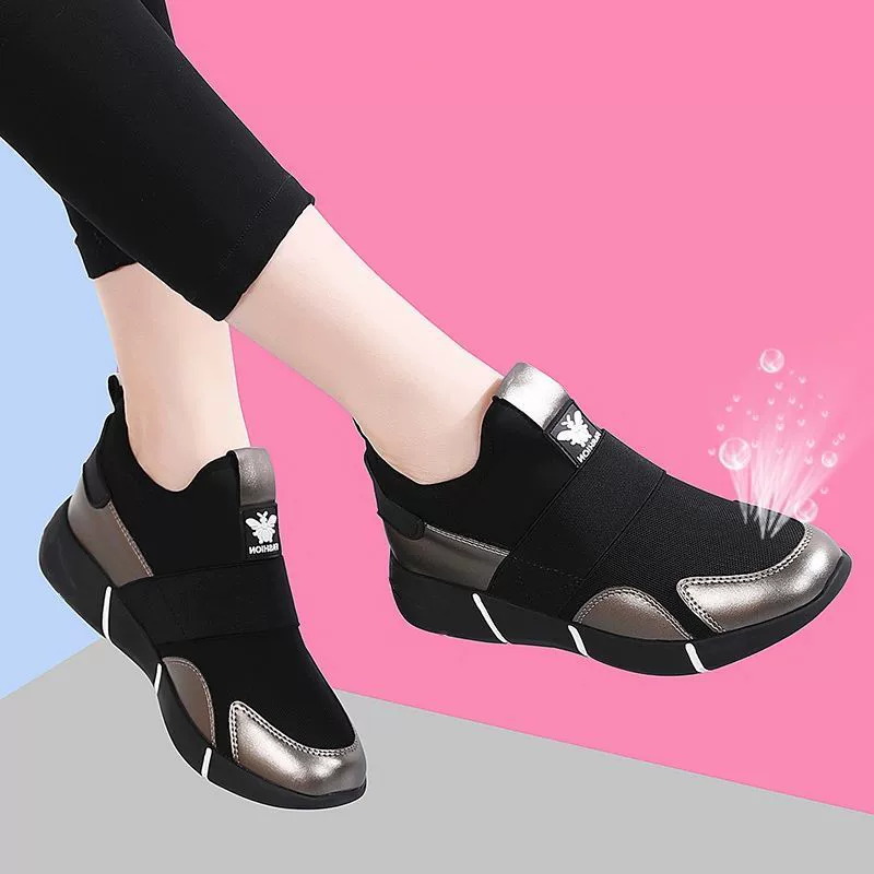 Old Beijing Тканевая обувь женская 2023 новые сетчатые Популярные приливные дышащие кроссовки с мягкой подошвой не уставшие ноги летняя женская обувь для мам