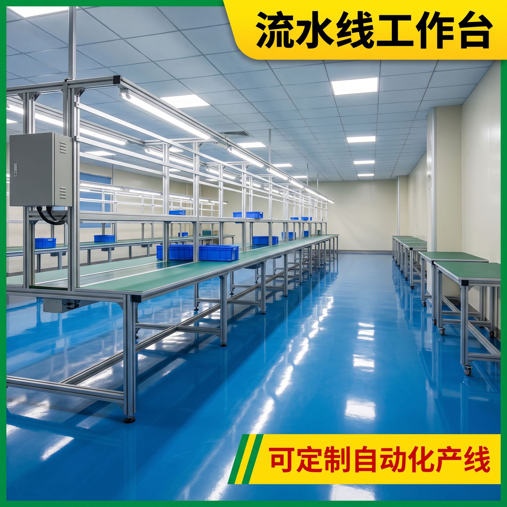 流水线柔性装配工作台定制电子电器厂车间自动化生产线非标设备
