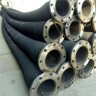 Steel wire hose large diameter flange hose suction pipe sewage pipe clamp pipe high pressure hose rubber pipe