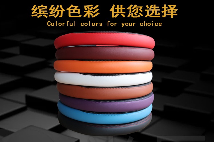 Large Truck Steering Wheel Cover, Universal for All Seasons, Suitable for Small Cars, D-Type Vans, Buses, 36-50cm Handlebar Cover with a Comfortable Grip