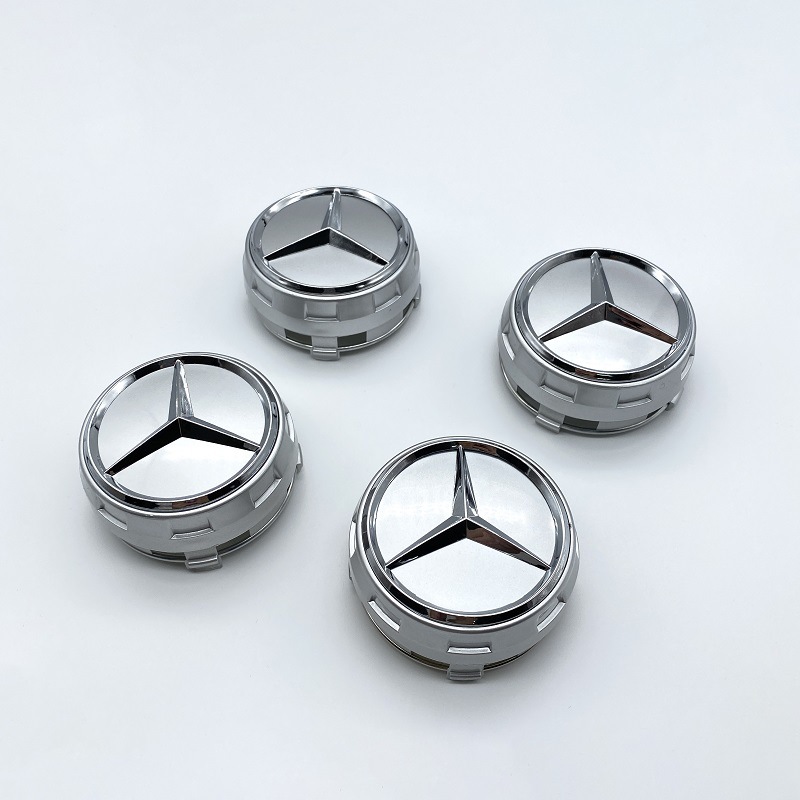 Suitable for Mercedes-Benz hub center cover 75mm high foot hub cover AMG center hub cover standard in stock wholesale