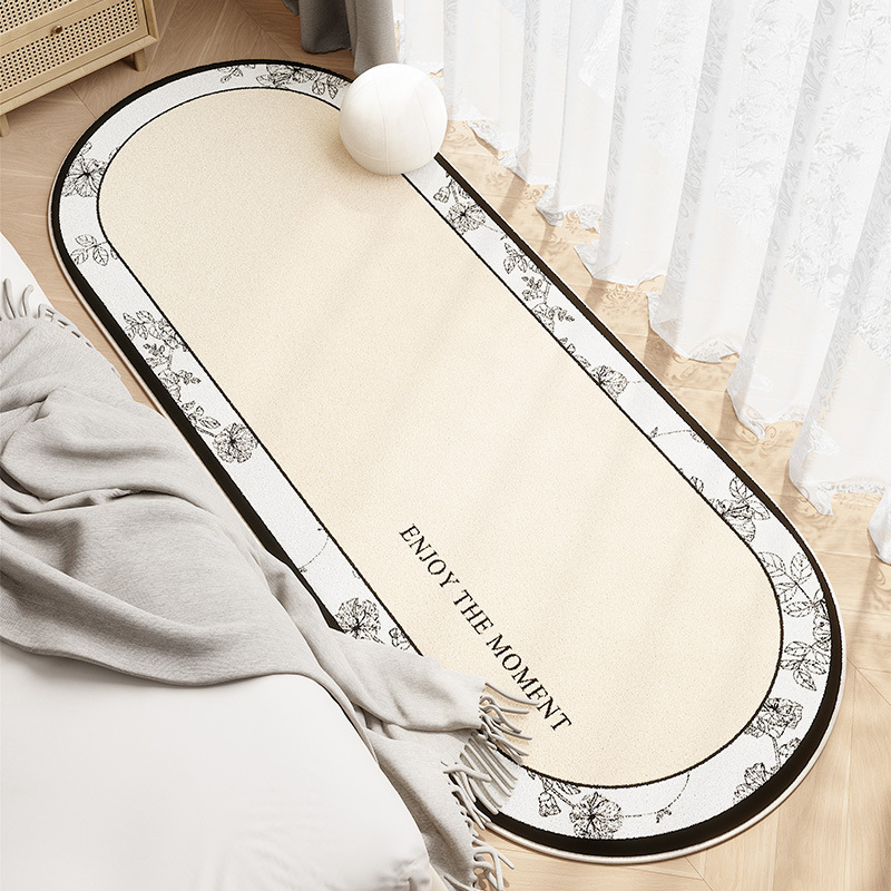 Luz de lujo de alto nivel alfombra de cama dormitorio sala de estar alfombra de cachemir fácil de cuidar alfombra antideslizante anti-desgaste doméstica image 3