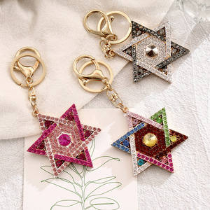 Six-pointed stars star ornament creative new metal pendant jewelry gifts wholesale in Europe and the accesories