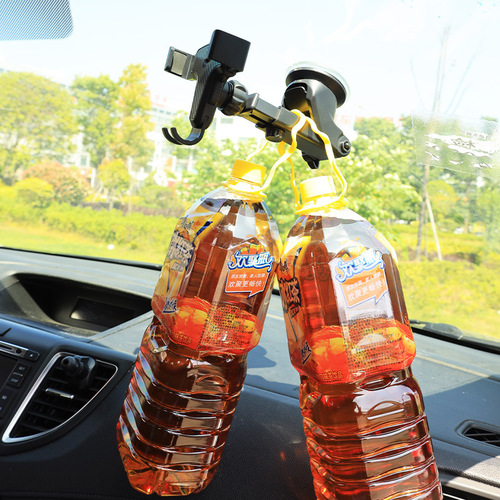 Car-mounted mobile phone holder, suction cup type, universal dashboard navigation support, shock-proof mobile phone holder in large truck