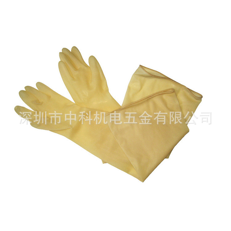 核酸检验长臂手套 隔离墙固定法兰台湾核酸采集亭手套800*1.2mm
