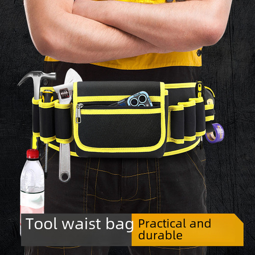 New 1000D Oxford Cloth Multifunction Long Waist Bag for Electrician Repair, Available for Wholesale and Printing