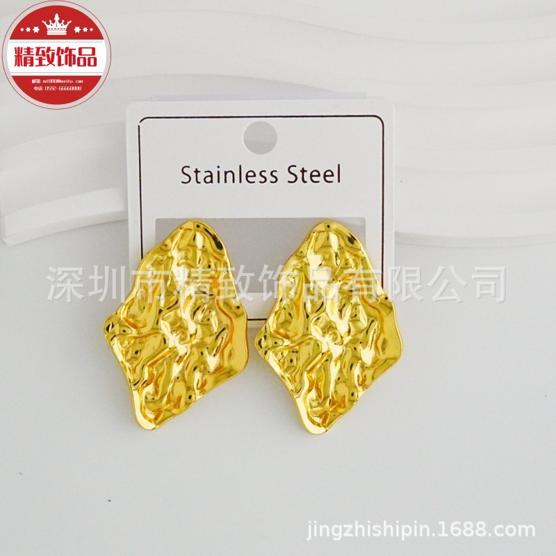 【热销爆款】欧美时尚 跨境个性新款时尚不锈钢耳环 多款轻奢潮流|undefined