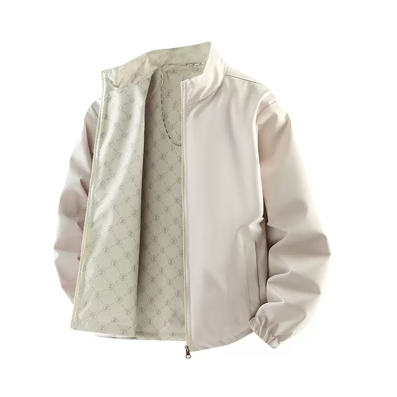 新款双面穿美式高街外套男女复古小众春秋季新款情侣潮牌百搭夹克