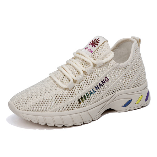 2024 Spring New Women's Shoes Feiwei Breathable Mesh Shoes Old Beijing Cloth Shoes Korean Version Versatile Casual Shoes Sports Shoes for Women