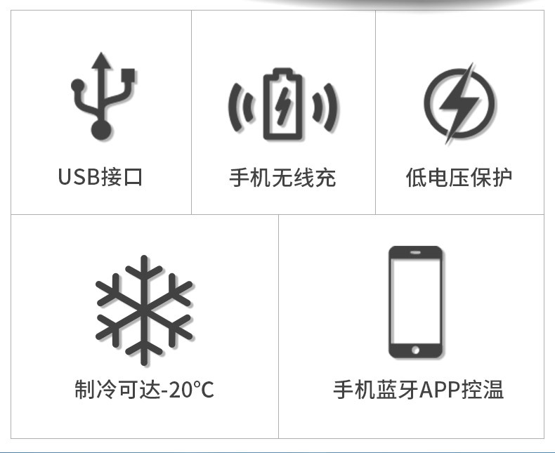 Ice Tiger Compressor Car Refrigerator Car Home Dual-use Refrigeration 12v24v Portable CF8 Dormitory Mini Refrigerator