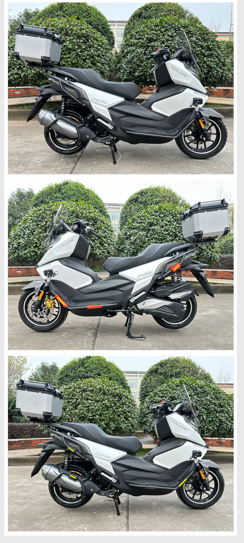 Applicable to Zongshen saikelon RT2 modified front and rear bumper drop-resistant bumper scooter accessories bumper