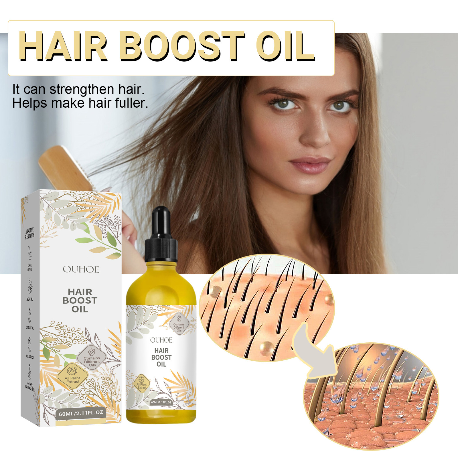 OUHOE Dense Hair Essential Oil Image 7