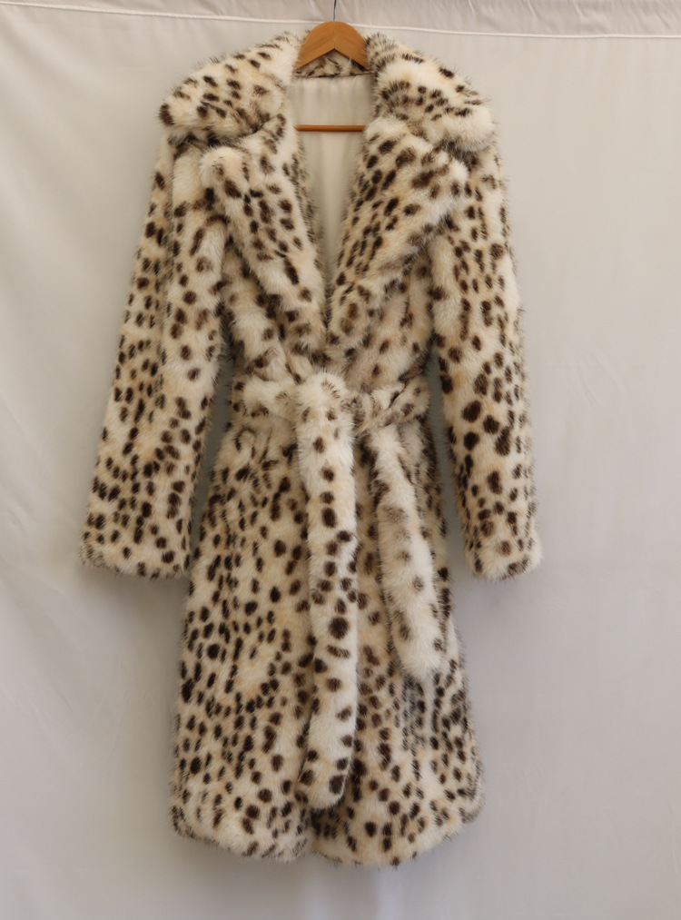 Dammekleeder Pelzmantel Pelz Laangmantel Toka Woll Kostüm Kraang Rimm Nerz Fleece Windjacke_voghion.com