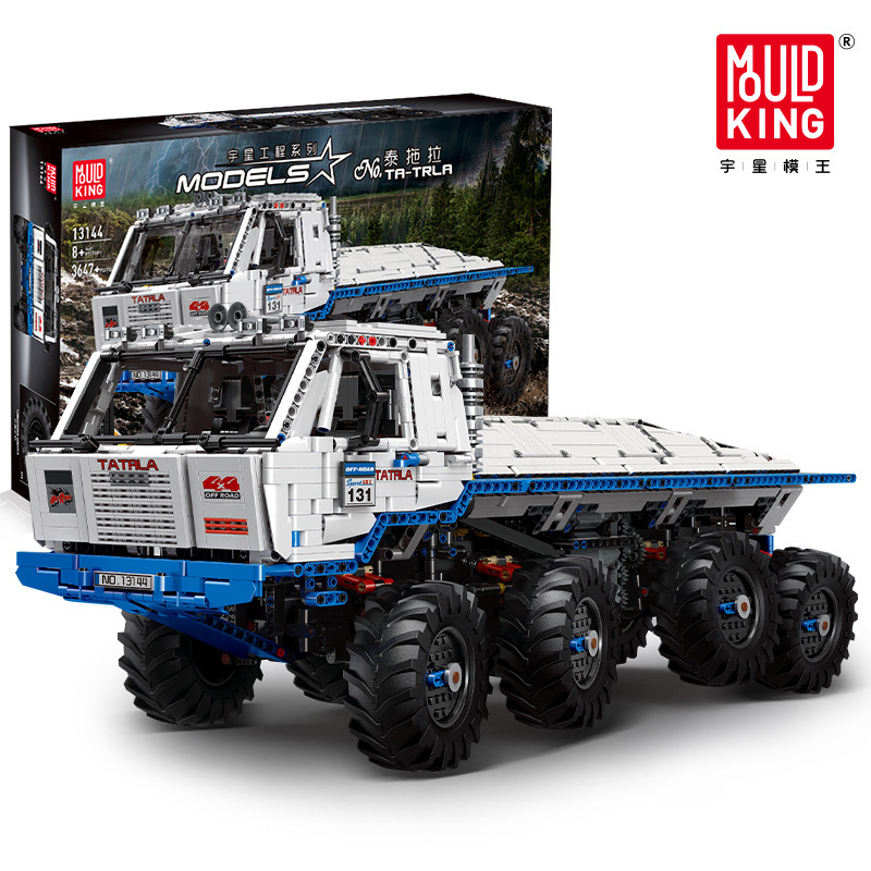 Vehículo de ingeniería grande Yuxing 13144 Thai arrastre bloques de construcción difíciles ensamblados niño control remoto regalo eléctrico