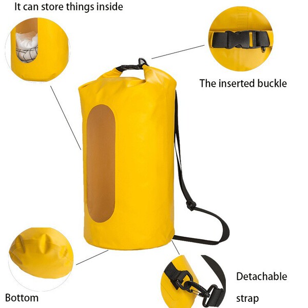 waterproof sports beach waterproof bag for swimming for camping PVC