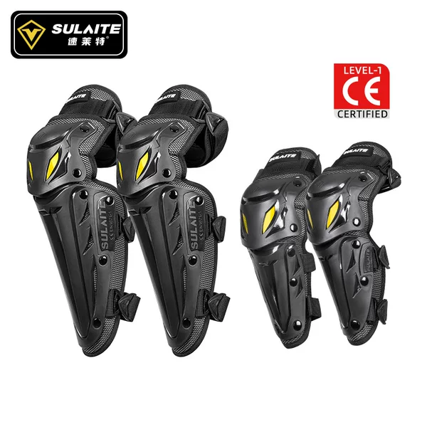 Sulaite Motorcycle Protective Gear, Cycling Outdoor Sports Equipment, Motorcycle Travel Knee Pads, Four-Season Cycling Protective Suit
