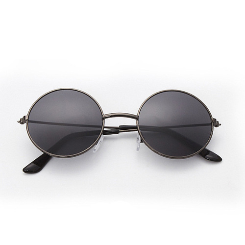 5833 Children's Cute Round Frame Sunglasses Metal Fruit Colorful Sunglasses Baby Glasses Personalized Kids Sun Trend