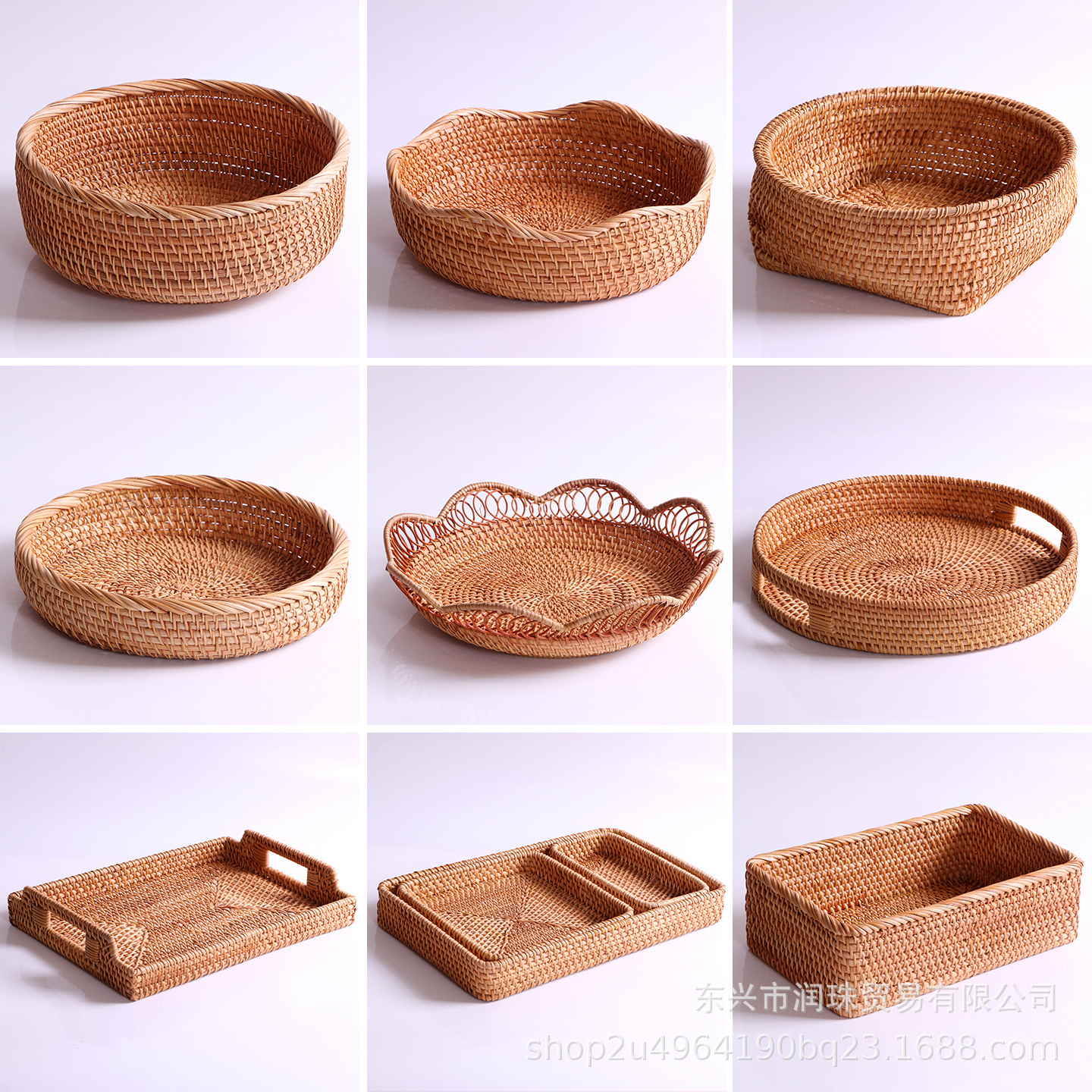 Cesta de almacenamiento de ratán, cesta de frutas, cesta para bollos al vapor, cesta de bambú para pan y refrigerios, cesta de picnic