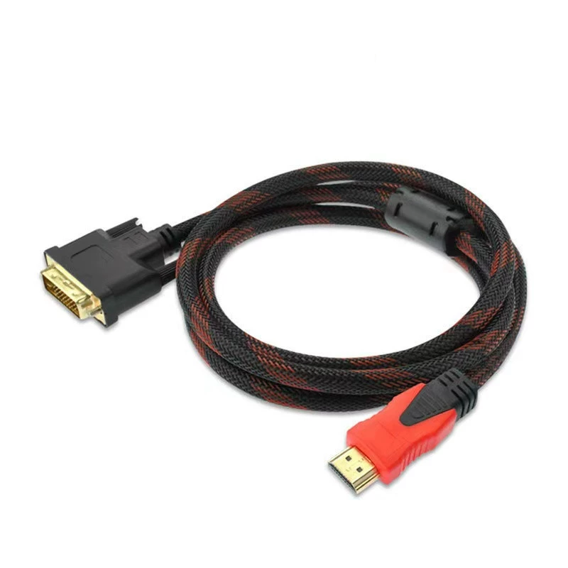 HDMI в линию DVI, DVI в HDMI, подключение компьютера к телевизору высокого разрешения до 1,5 м