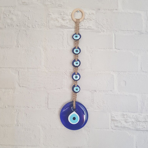 Large colored beads blue eye pendant Turkish style devil's eye pendant hotel bed and breakfast special wall decoration