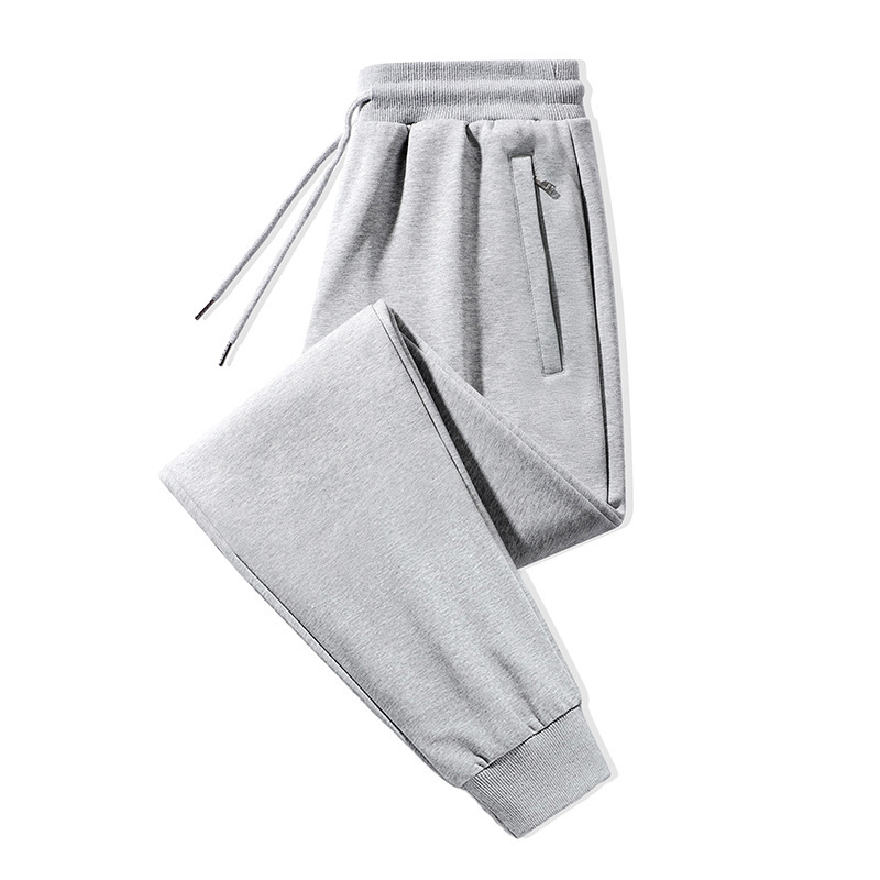 Summer Solid Color Cotton Sweatpants for Men, Casual Pants, Plus Size, Loose Straight-Leg Jogger Pants Summer Solid Color Cotton Sweatpants for Men, Casual Pants, Plus Size, Loose Straight-Leg Jogger Pants