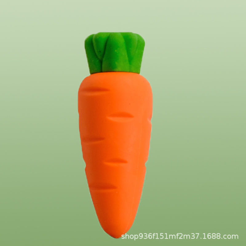 WUBA creativo fruta borrador lindo mango fresa zanahoria borrador limpio y menos caspa borrador mango Roble