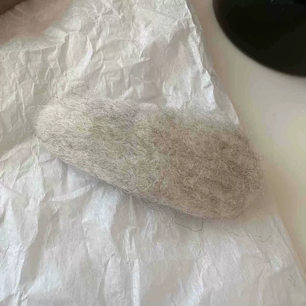 Plush simple off-white