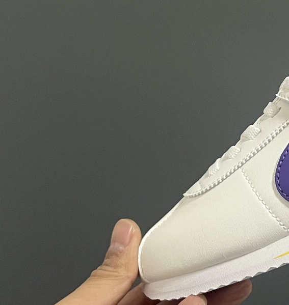 Jing) Forrest Gump Classic Velcro for Children and Children 105 White and Purple