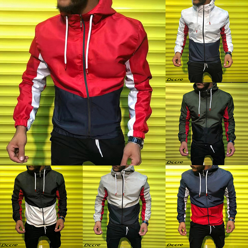 Men's loose hooded zippered shirt, double layered long sleeved autumn/winter casual jacket, men's jacket_voghion.com