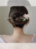 Chinese hairpin, 40, flowered
